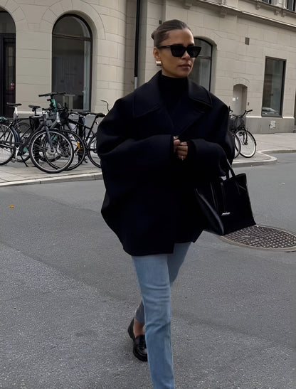 Lizzy | Trendy Oversized Wollen Jas