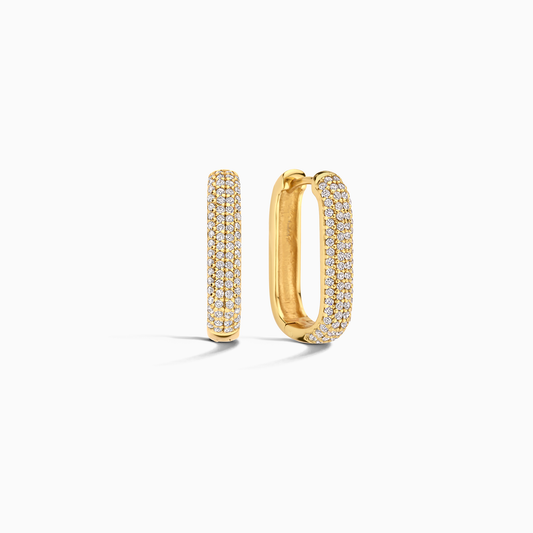 Ikoni Pavé Korvakorut | 18k Kulta