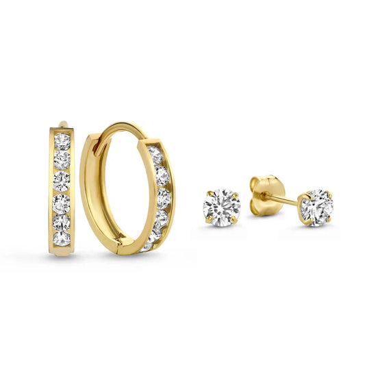 Dara Brillane Korvakorusetti | 14k Kulta