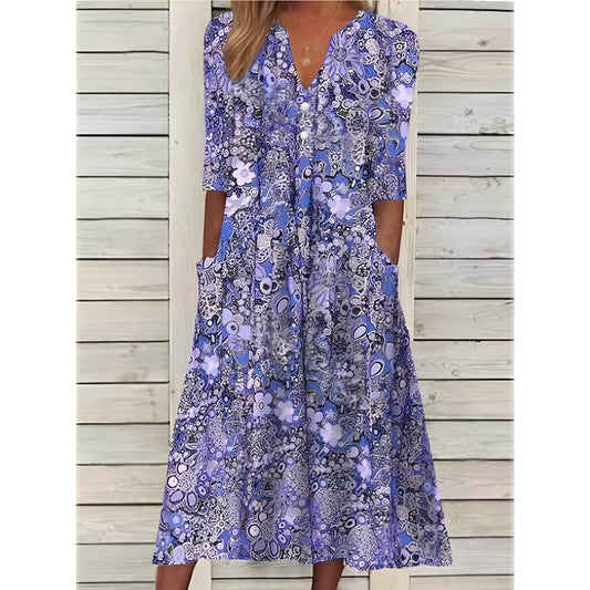 Outi™ | Raikas Kevätmekko Eleganssia ja Itsevarmuutta Varten