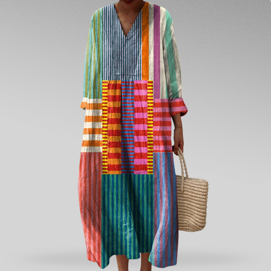 Ottilie | Moderni ja imarteleva geometrinen mekko