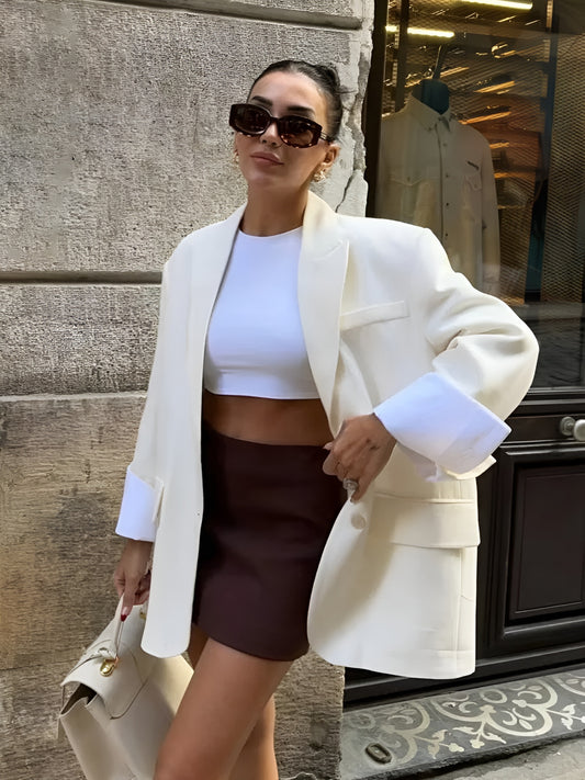 Elsa™ | Tyylin ja itsevarmuuden voimavaate – Oversize-bleiseri joka hurmaa