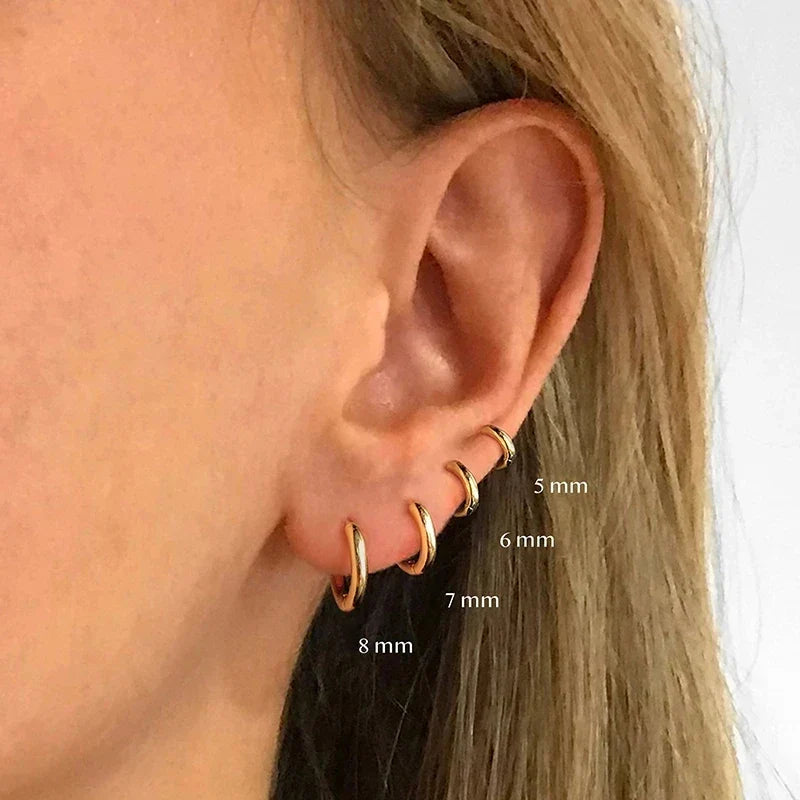 RHEA CLASSIC HOOPS S925