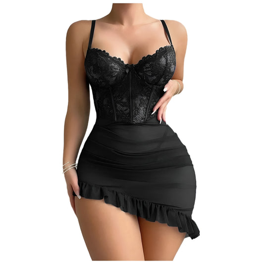 Riina™ | Seksikäs pitsialusasu ja babydoll