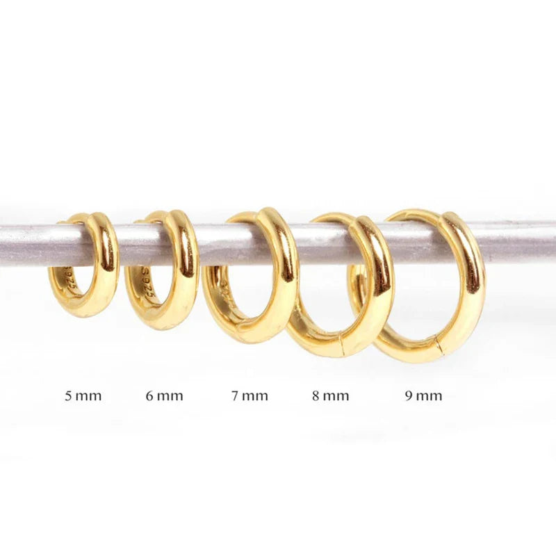 RHEA CLASSIC HOOPS S925