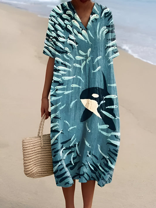 Beau™ | Kesätuulen Kukallinen Mekko