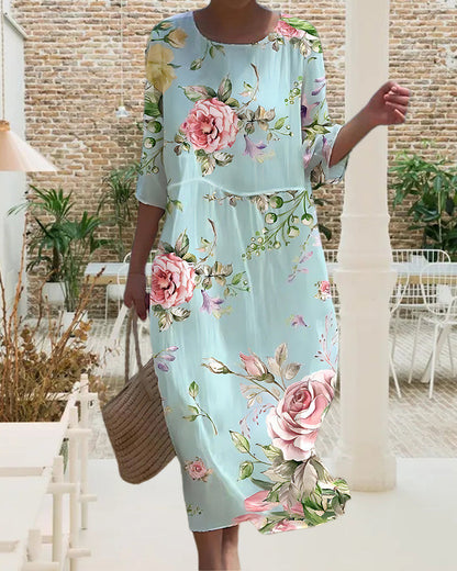 Mara™ | Elegantti Kukallinen Mekko
