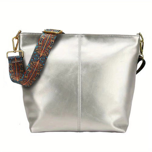 Sofia™ | Retro Hobo -laukku taiteellisella GeoStrap-hihnalla
