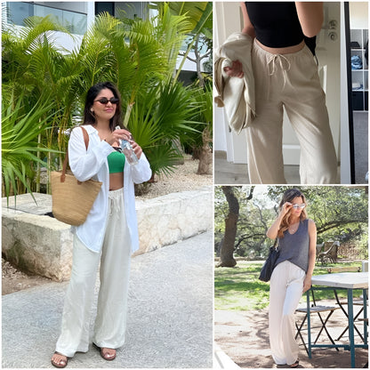 Pantalon Lin - Ultra Mukavuus