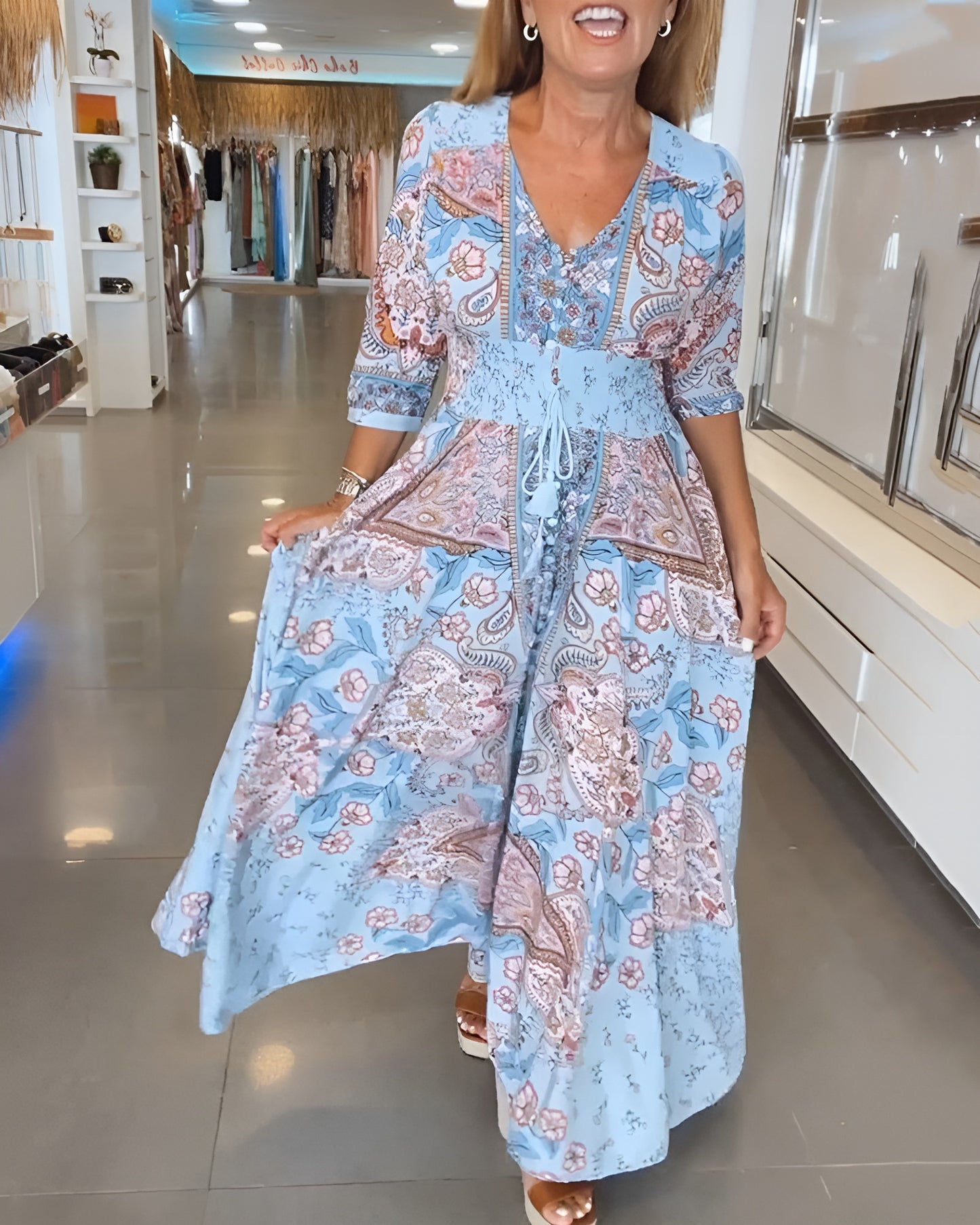 Kesätuuli™ | Unelmanpehmeä boho-mekko, joka saa kesän tanssimaan