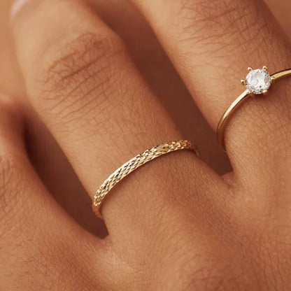 Ameline Spalier Sormus | Kulta 14k