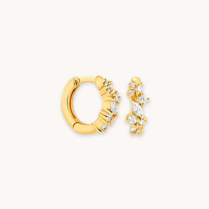 Kristalliklusteri Huggies | 18k Kulta