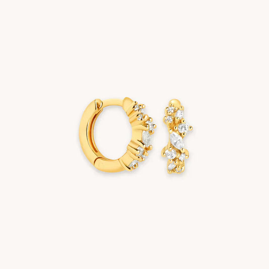 Kristalliklusteri Huggies | 18k Kulta