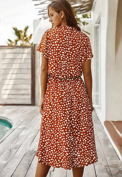 Edith - V-pääntie mekko