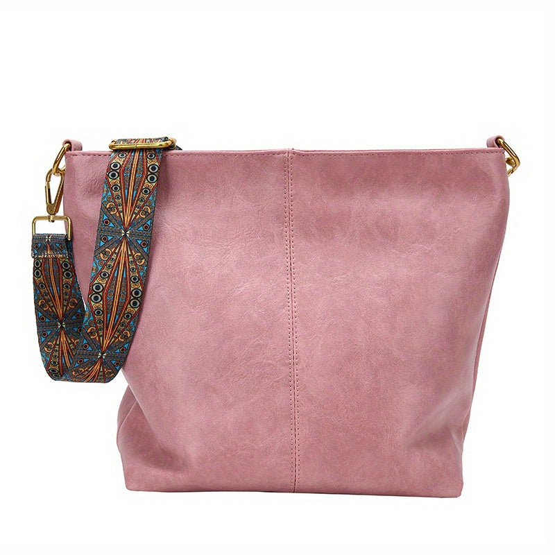 Sofia™ | Retro Hobo -laukku taiteellisella GeoStrap-hihnalla