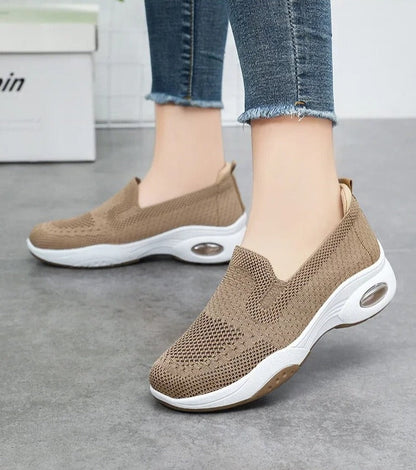 Gitte - Ortopediset Hengittävät Neulotut Slip-On Lenkkarit