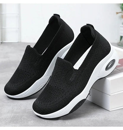 Gitte - Ortopediset Hengittävät Neulotut Slip-On Lenkkarit