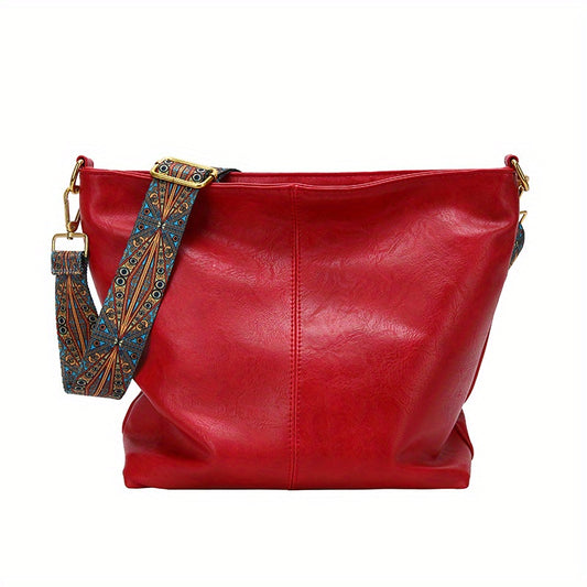Sofia™ | Retro Hobo -laukku taiteellisella GeoStrap-hihnalla