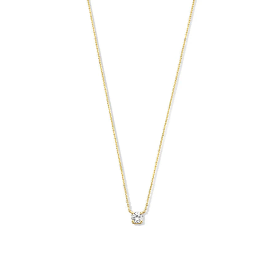 Cléa Moissanite Kivikaulaketju | 14k Kulta