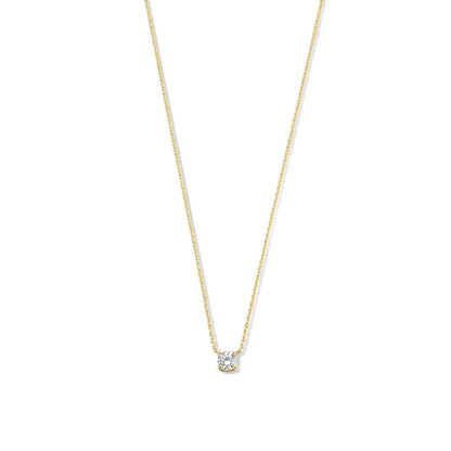 Cléa Moissanite Kivikaulaketju | 14k Kulta