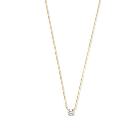 Cléa Moissanite Kivikaulaketju | 14k Kulta
