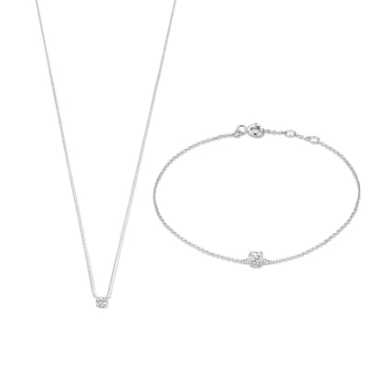 Cléa Moissanite Kerrostussetti | 14k Kulta