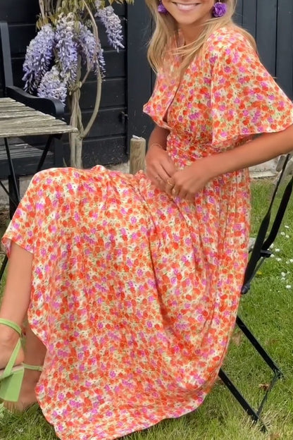 Ruth™ | Pitkä V-kaula-aukko mekko